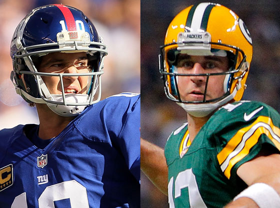 Eli Manning, Aaron Rodgers Eli Manning, Aaron Rodgers